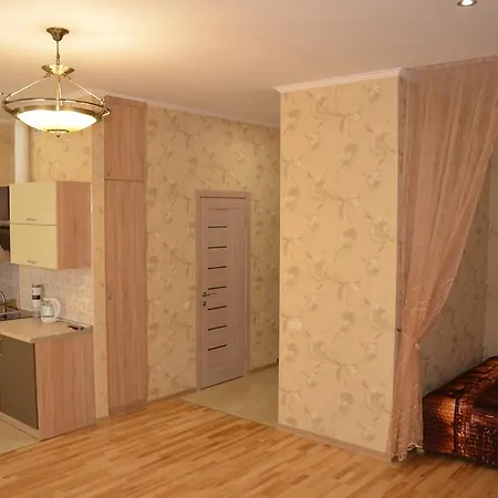 аркадия студия с балконом 5 этажчастичный вид моря первая линия от моря Apartament