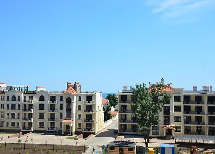 аркадия студия с балконом частичный вид моря первая линия от моря *