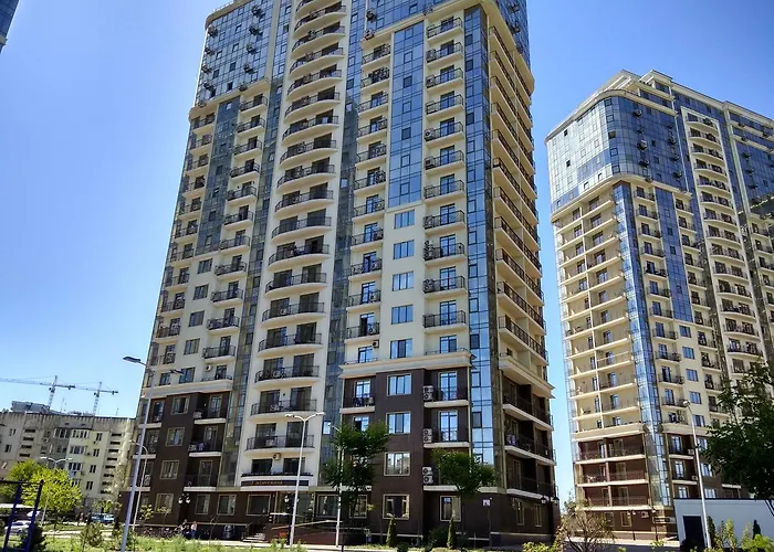 Apartman аркадия студия с балконом частичный вид моря первая линия от моря *